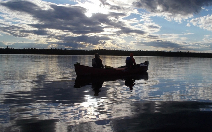 canoeing camp for teens in maine